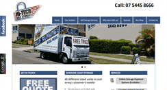 Desktop Screenshot of hitechstorage.com.au